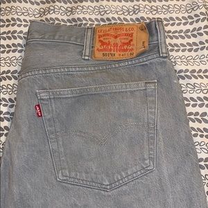 Gray 501 Levi Jeans